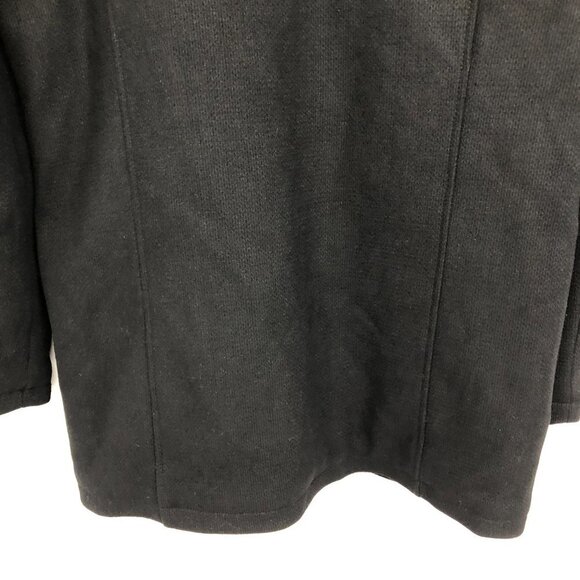 Guess Black Wool Blend Duffle Coat size L - Picture 15 of 16